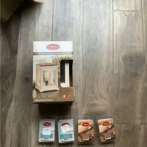 Candle warmer and waxes set NWT